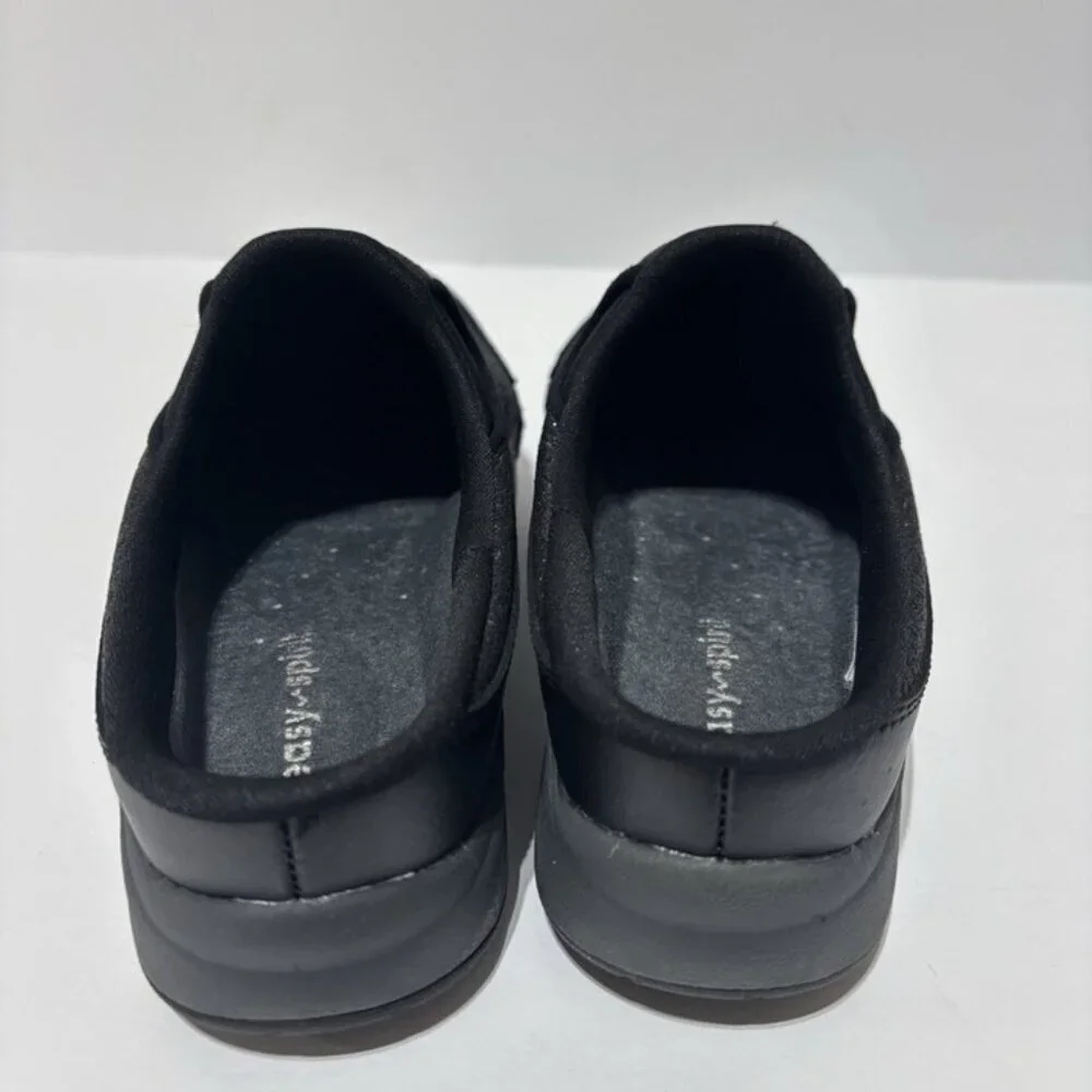 Easy Spirt Women’s TravelTime Black Slip-On Mule, Size 6 Narrow